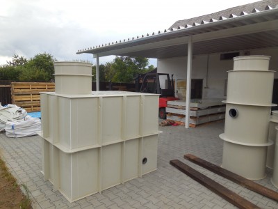 hranatá šachta pro vodoměr