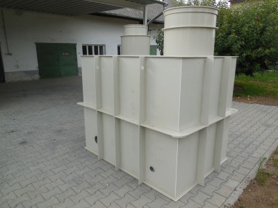 samonosná vodoměrná šachta - hranatá